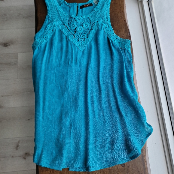 Dex tank top, turquoise, Size M - Picture 1 of 4